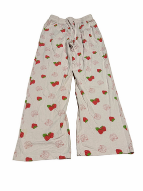 Strawberry Shortcake Girls Pink Strawberry Print Pajama Pants